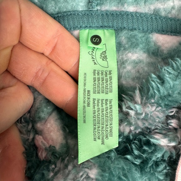 Honeydew Intimates Aspen Fair Isle Snowflake Heart Plush Pajama Set Womens Small - Picture 5 of 7